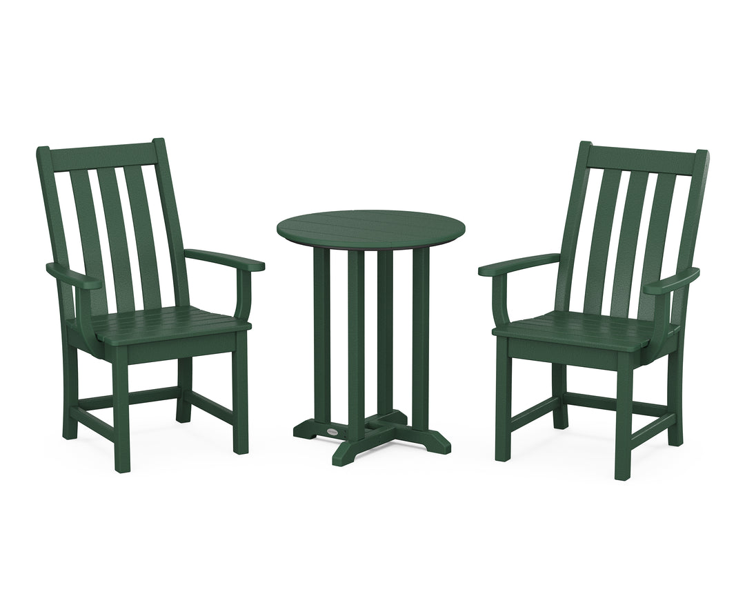 POLYWOOD® Vineyard 3-Piece Round Bistro Dining Set
