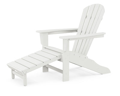 Palm Coast Ultimate Adirondack Chair with Hideaway Ottoman