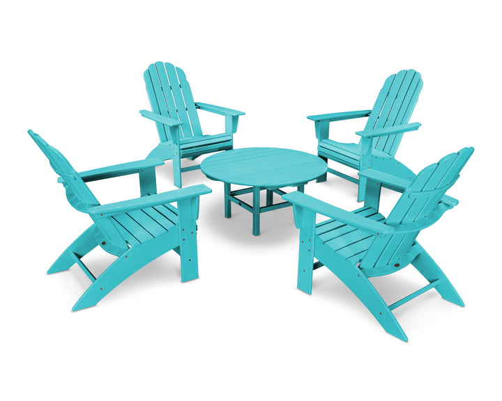 POLYWOOD® Vineyard 5-Piece Oversized Adirondack Set