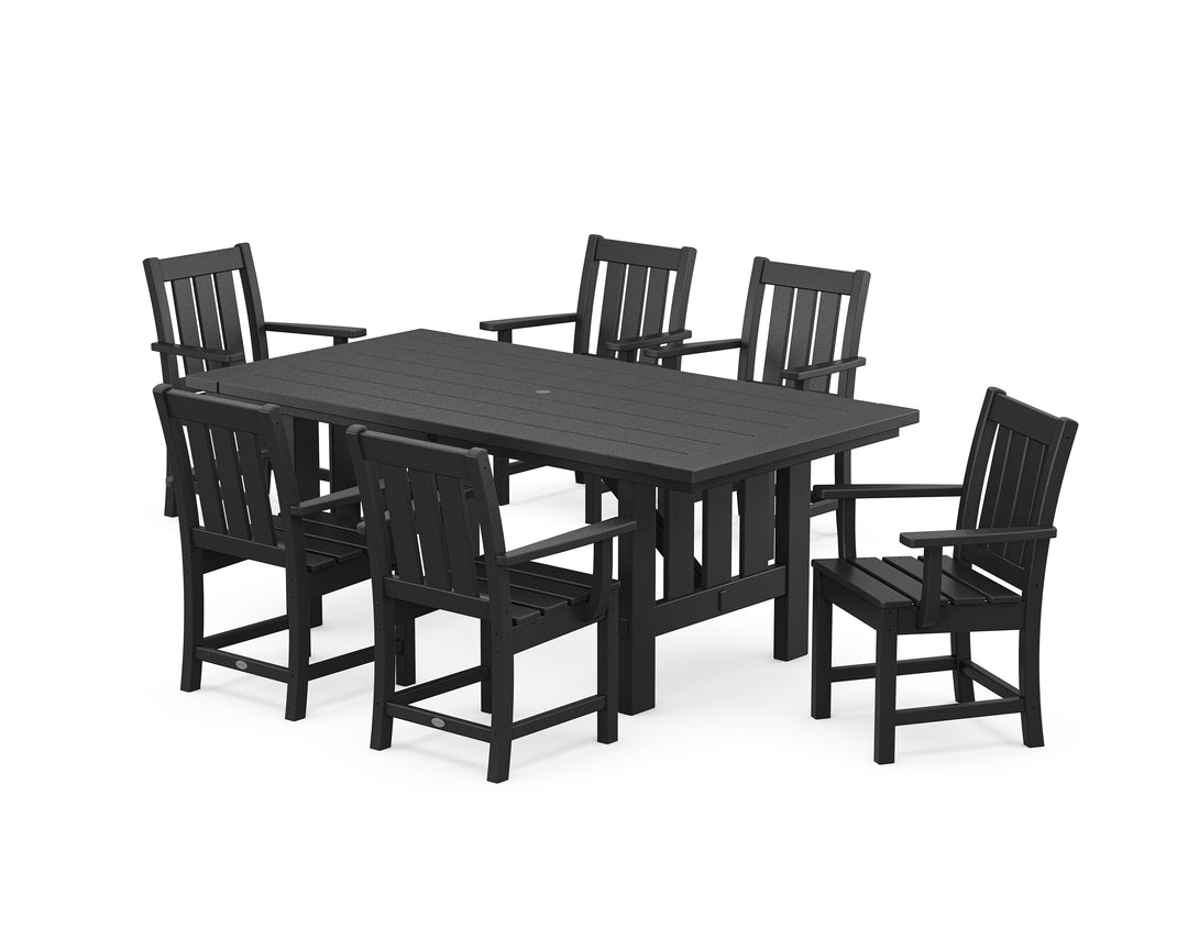 POLYWOOD® Oxford Arm Chair 7-Piece Mission Dining Set