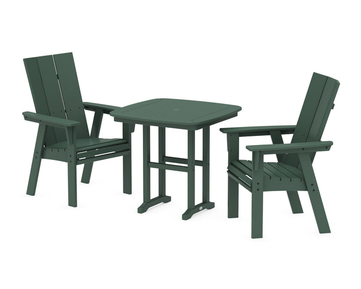 POLYWOOD® Modern Adirondack 3-Piece Dining Set
