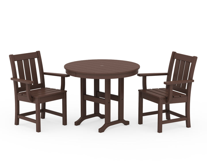 POLYWOOD® Oxford 3-Piece Farmhouse Dining Set