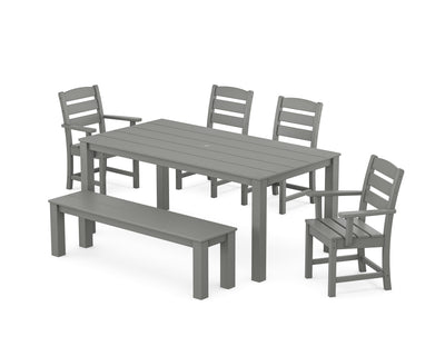 Lakeside 6-Piece Parsons Dining Set with Bench