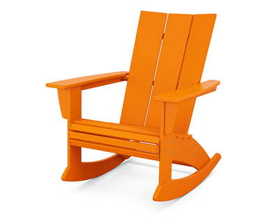 Modern Curveback Adirondack Rocking Chair