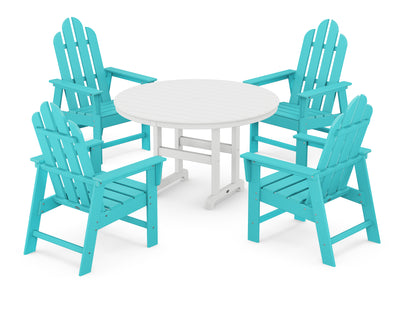 Long Island 5-Piece Round Farmhouse Dining Set