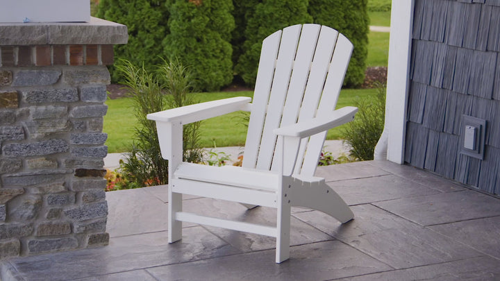 POLYWOOD® Nautical Adirondack Chair