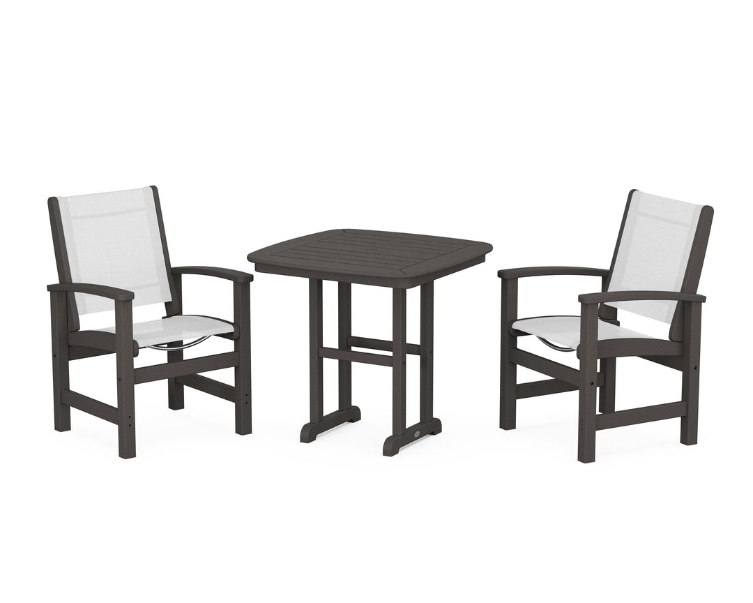 POLYWOOD® Coastal 3-Piece Dining Set