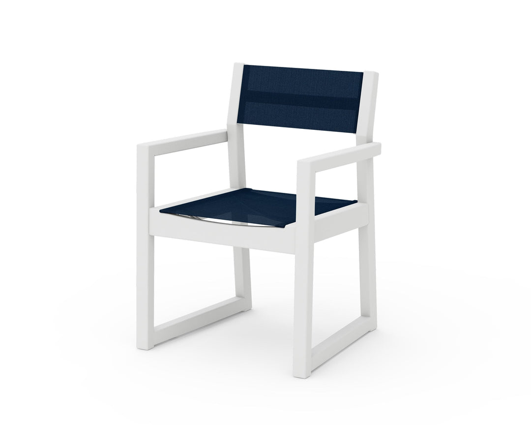 POLYWOOD® EDGE Sling Dining Arm Chair