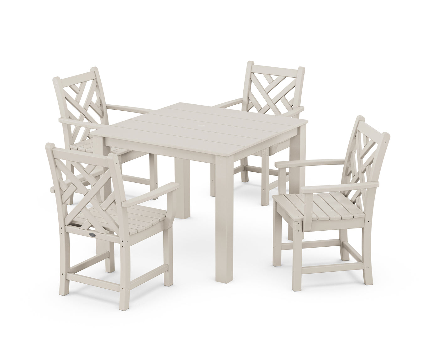 Chippendale 5-Piece Parsons Dining Set