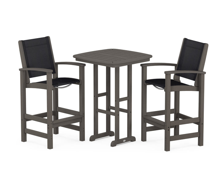 POLYWOOD® Coastal 3-Piece Bar Set