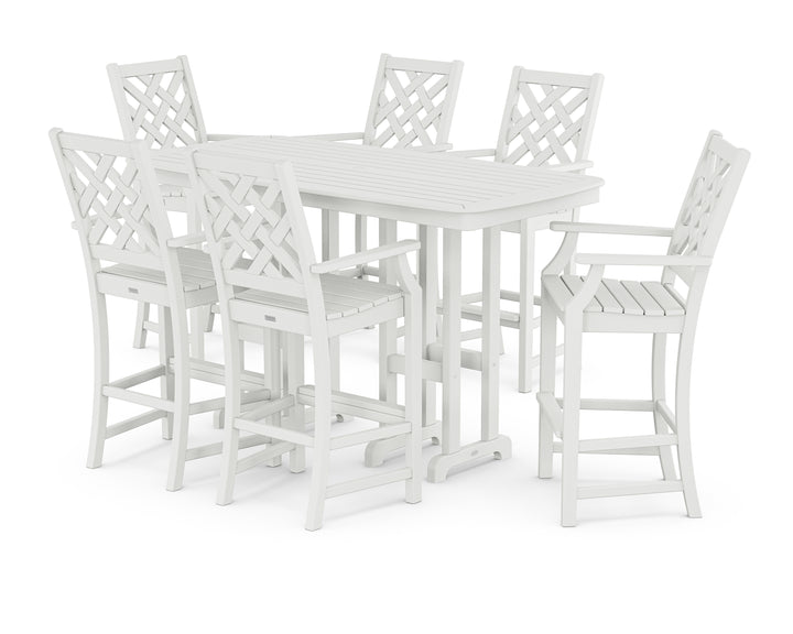Country Living Wovendale Arm Chair 7-Piece Bar Set