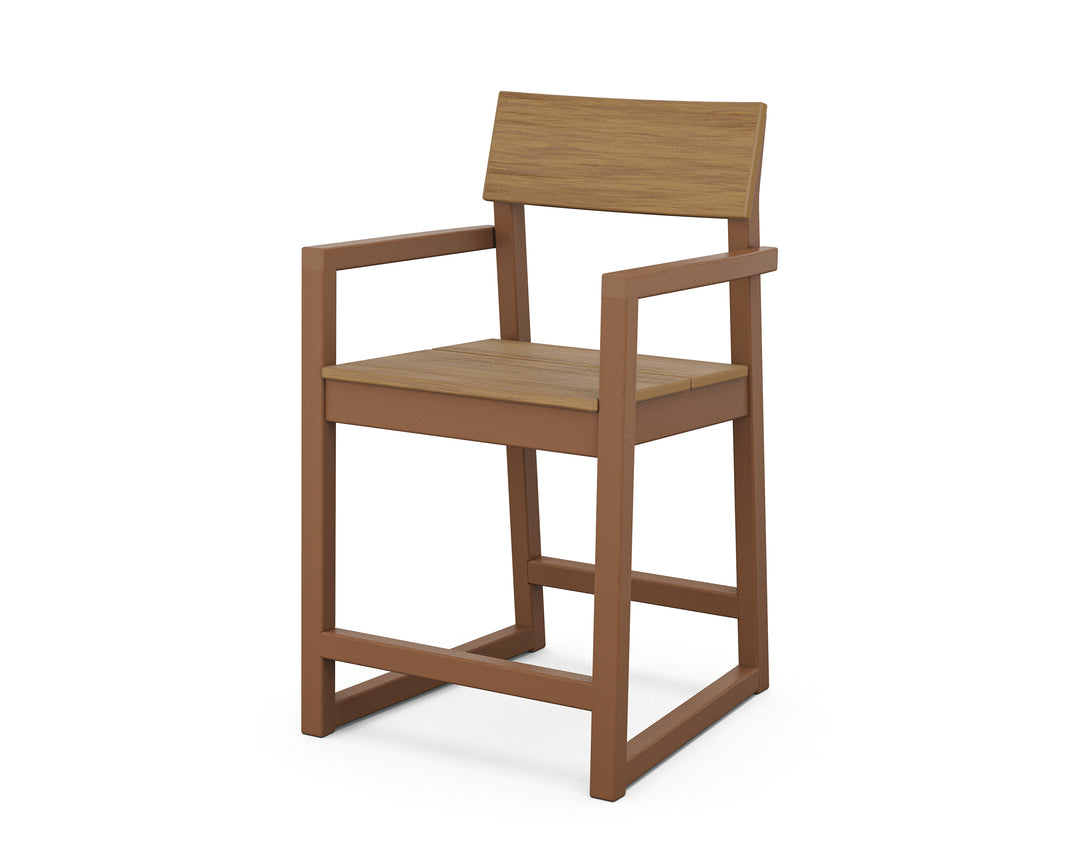 POLYWOOD® EDGE Counter Arm Chair