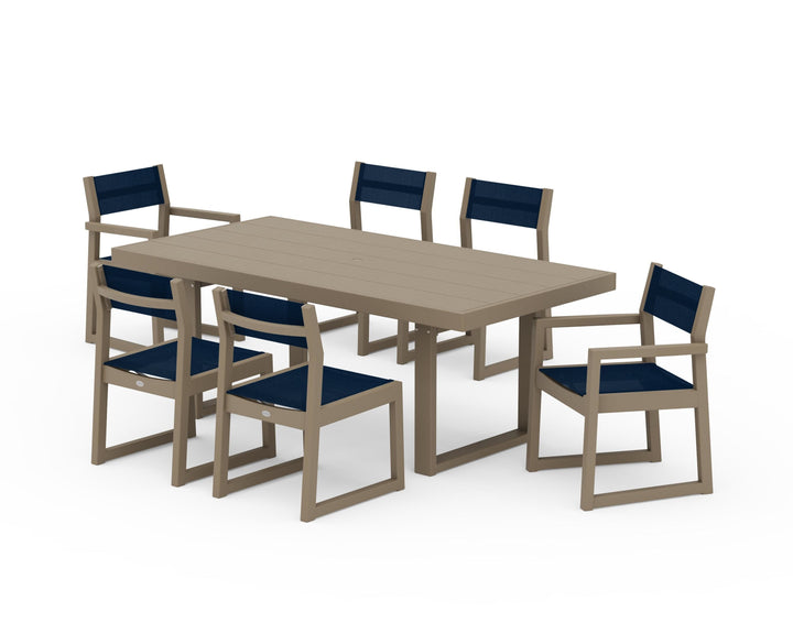 POLYWOOD® EDGE Sling 7-Piece Dining Set