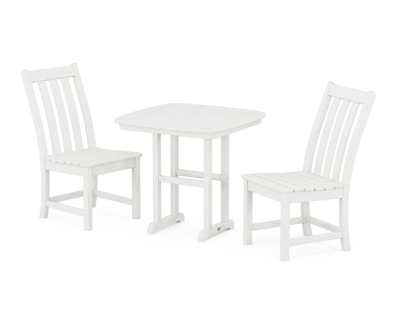 Vineyard Side Chair 3-Piece Dining Set