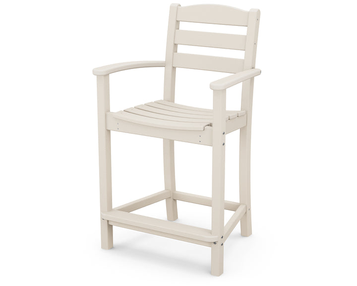 POLYWOOD® La Casa Café Counter Arm Chair