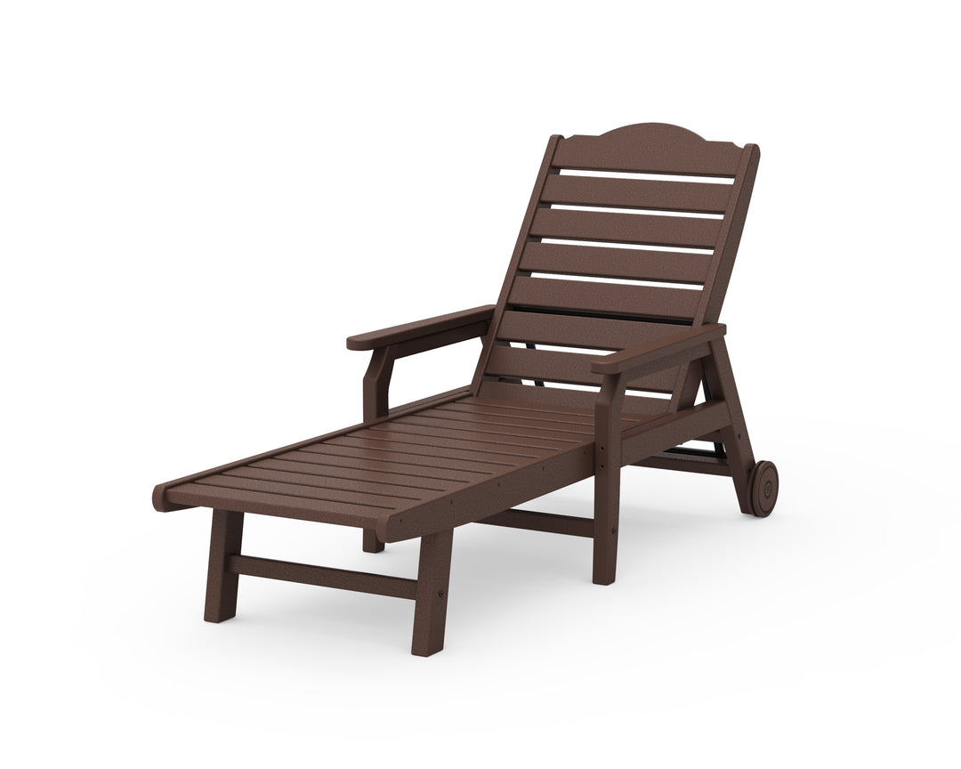 Draper James™ by  POLYWOOD® Savannah Chaise with Arms and Wheels