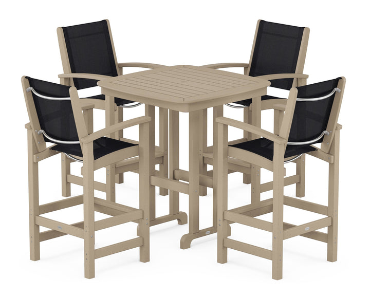 POLYWOOD® Coastal 5-Piece Bar Set