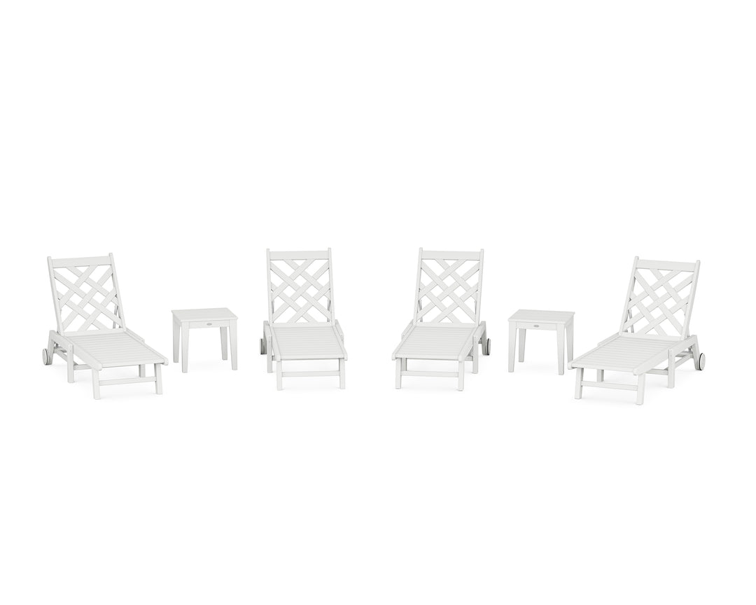 Country Living Wovendale 6-Piece Chaise Set with Wheels