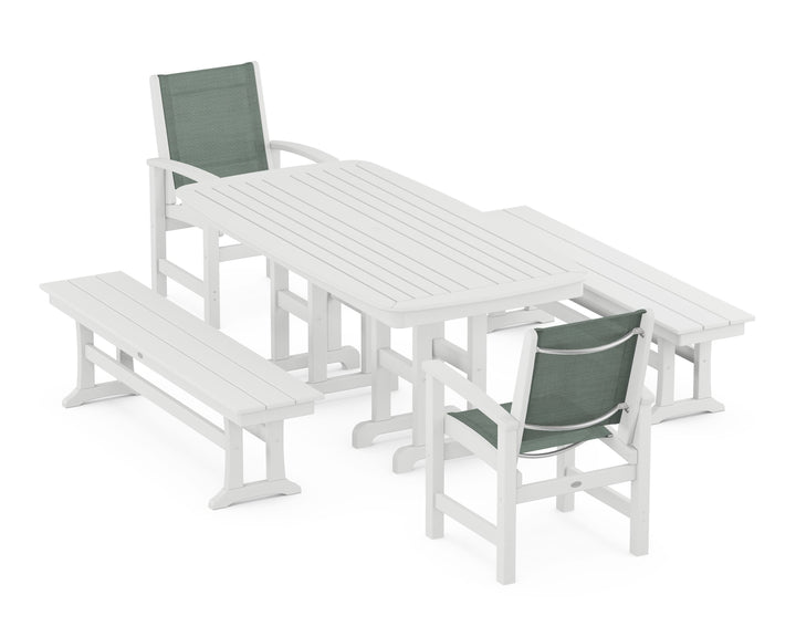 POLYWOOD® Coastal 5-Piece Dining Set
