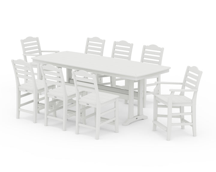 Draper James™ by  POLYWOOD® Savannah 9-Piece Counter Set with Trestle Legs