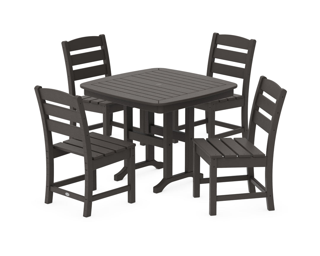POLYWOOD® Lakeside 5-Piece Side Chair Dining Set
