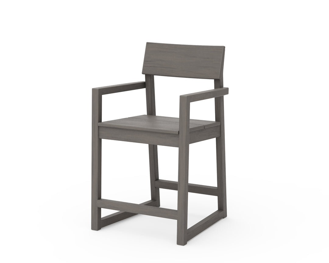POLYWOOD® EDGE Counter Arm Chair