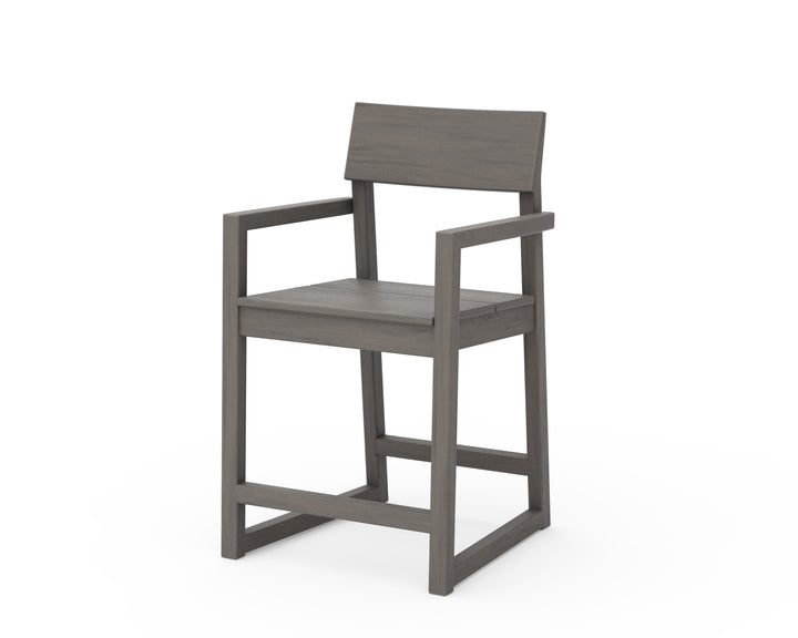 POLYWOOD® EDGE Counter Arm Chair