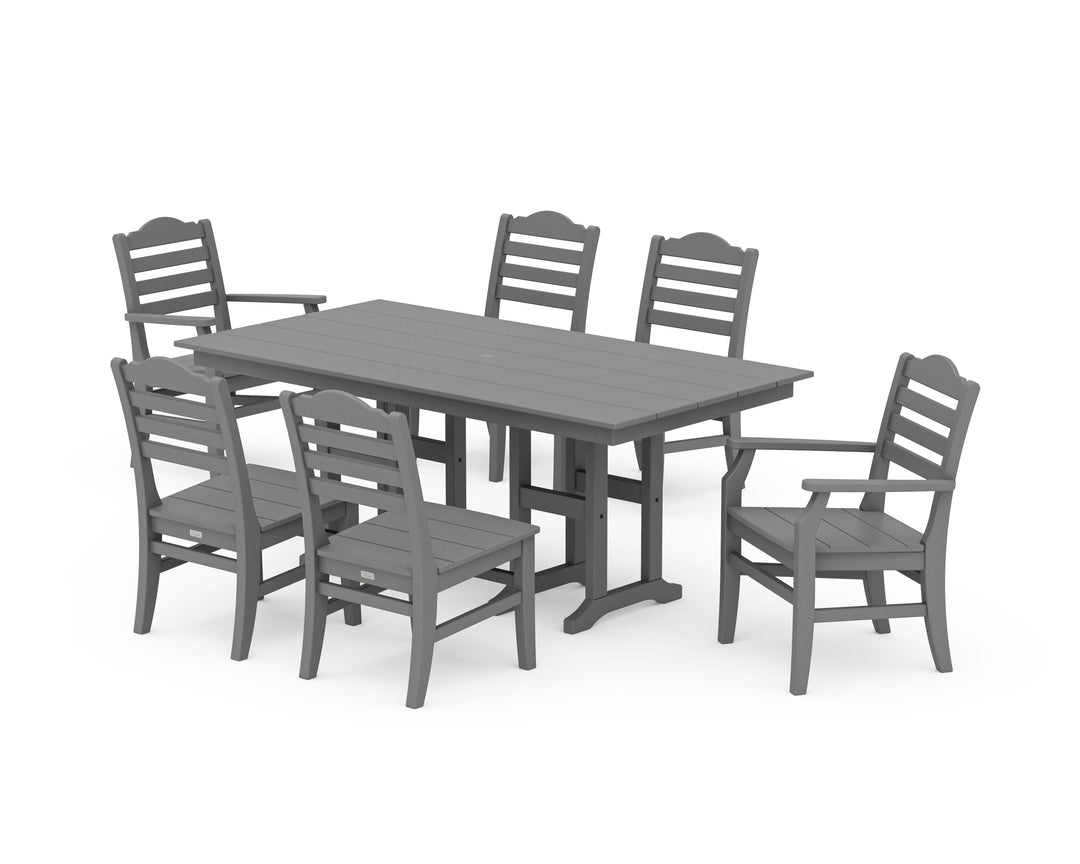 POLYWOOD® Savannah 7-Piece Farmhouse Dining Set