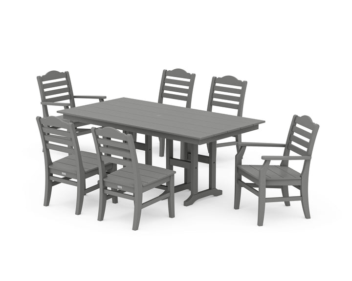 POLYWOOD® Savannah 7-Piece Farmhouse Dining Set