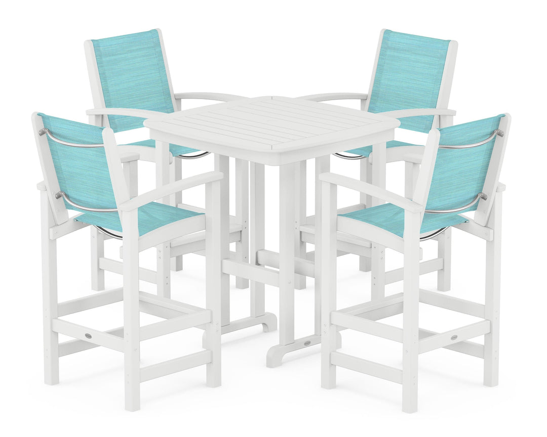 POLYWOOD® Coastal 5-Piece Bar Set