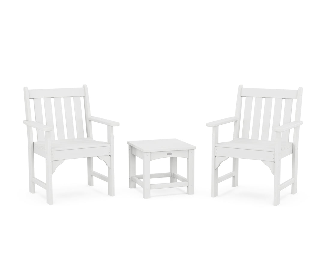 POLYWOOD® Vineyard 3-Piece Garden Chair Set