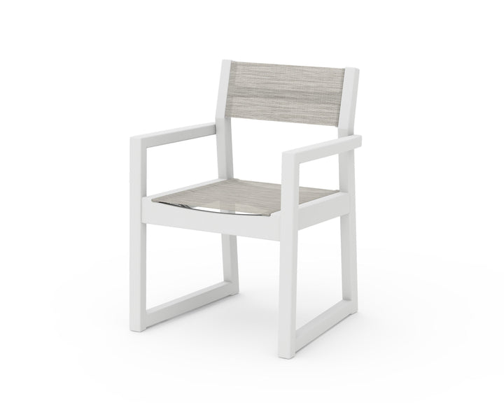 POLYWOOD® EDGE Sling Dining Arm Chair