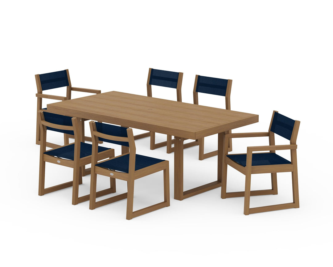 POLYWOOD® EDGE Sling 7-Piece Dining Set