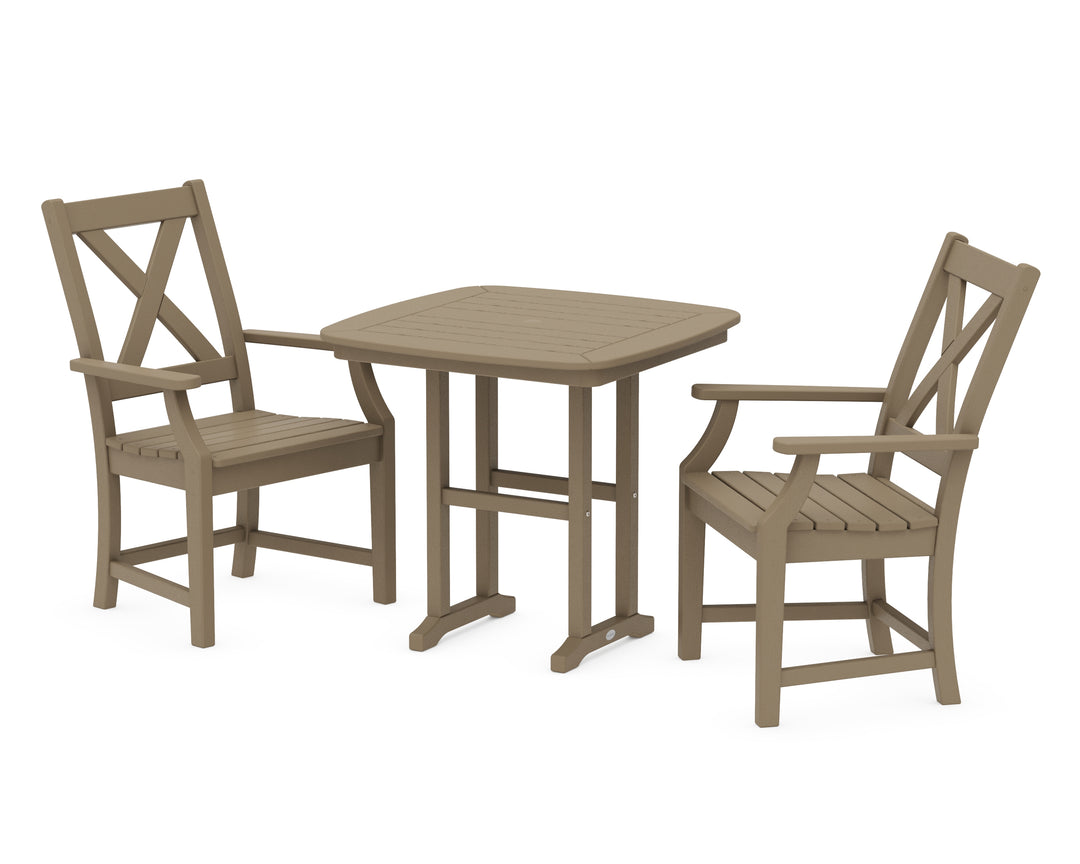 POLYWOOD® Braxton 3-Piece Dining Set