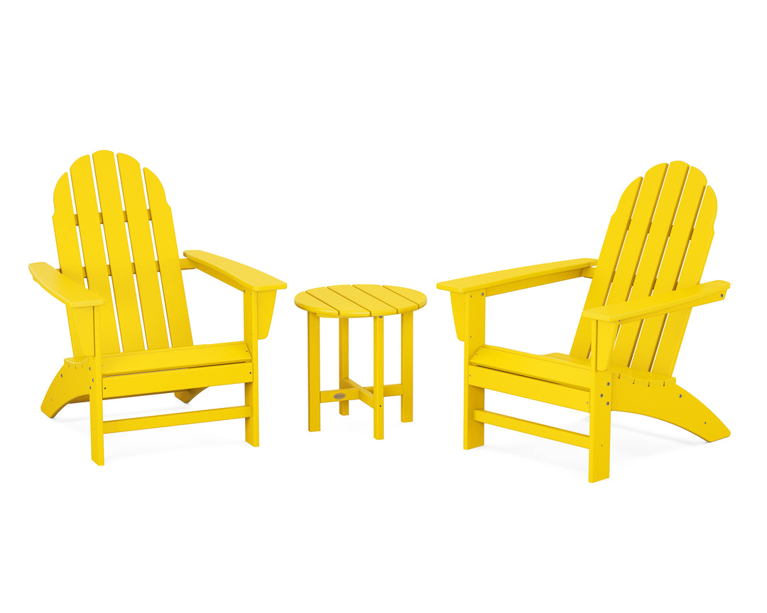 POLYWOOD® Vineyard 3-Piece Adirondack Set