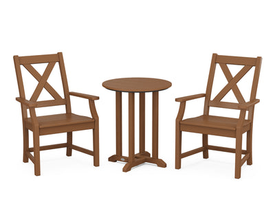 Braxton 3-Piece Round Bistro Dining Set