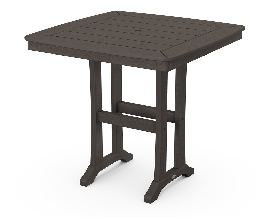 POLYWOOD® Nautical Trestle 37" Counter Table