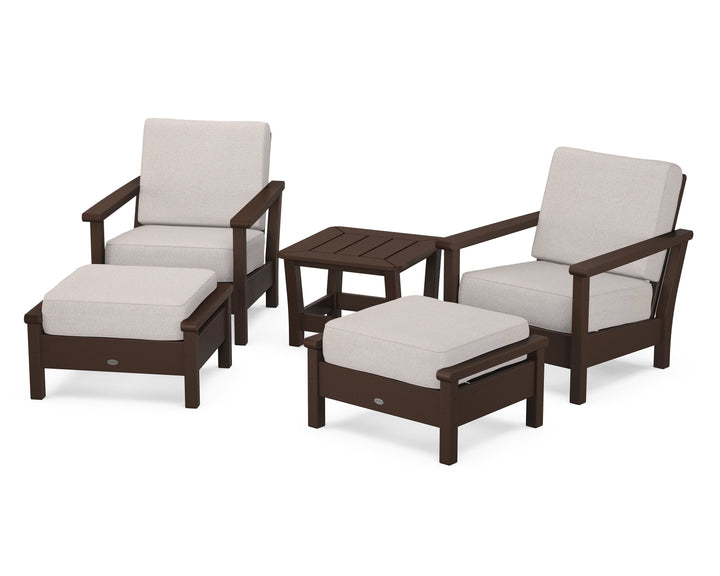 POLYWOOD® Harbour 5-Piece Deep Seating Chair Set