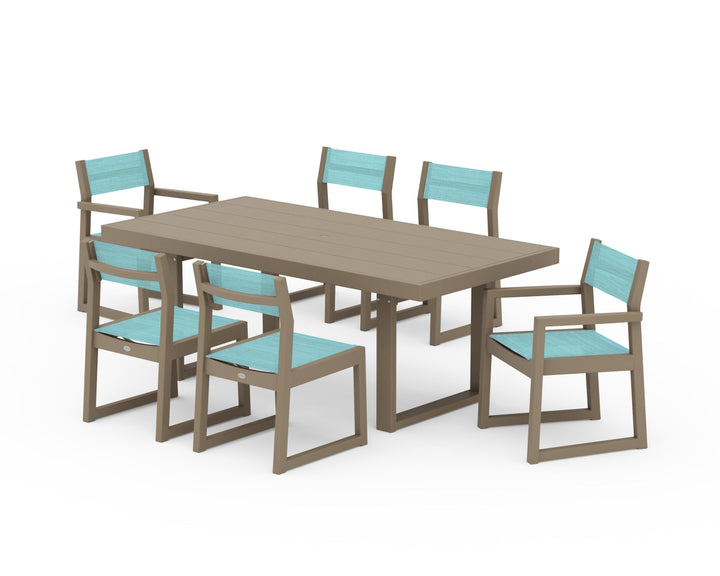 POLYWOOD® EDGE Sling 7-Piece Dining Set