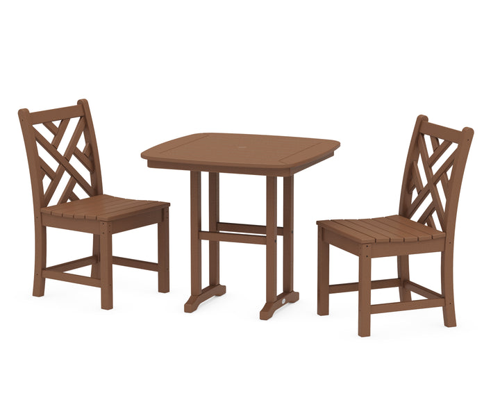 POLYWOOD® Chippendale Side Chair 3-Piece Dining Set