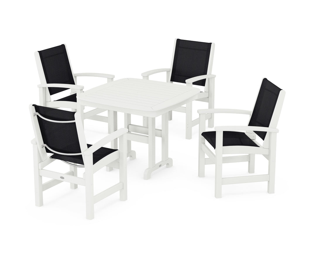 POLYWOOD® Coastal 5-Piece Dining Set