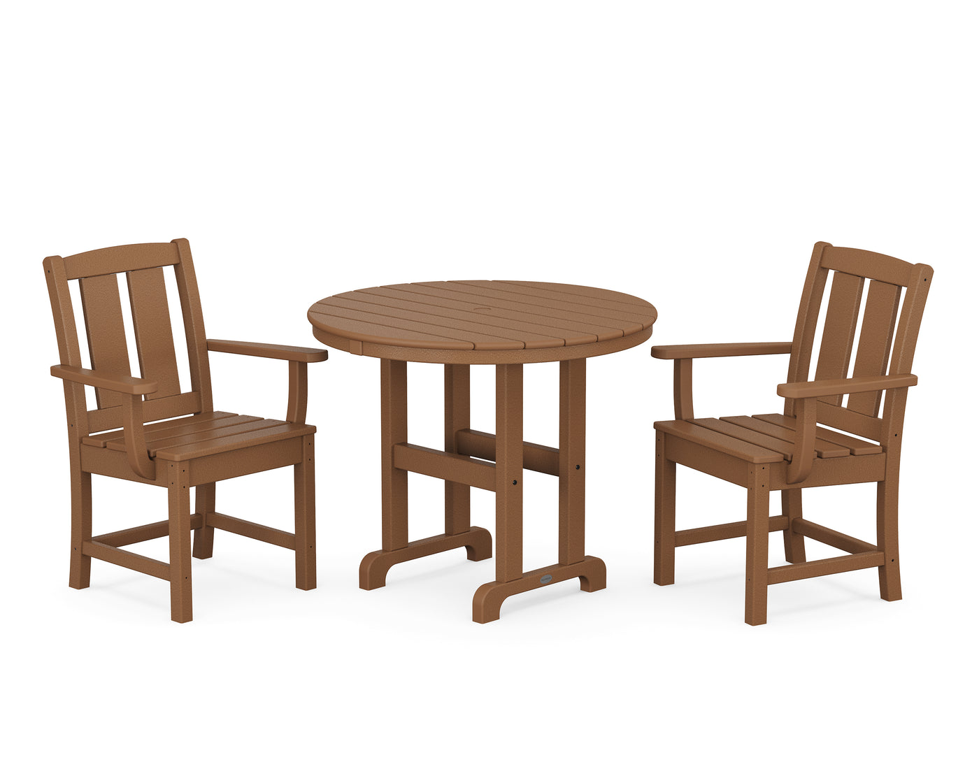 Mission 3-Piece Farmhouse Dining Set