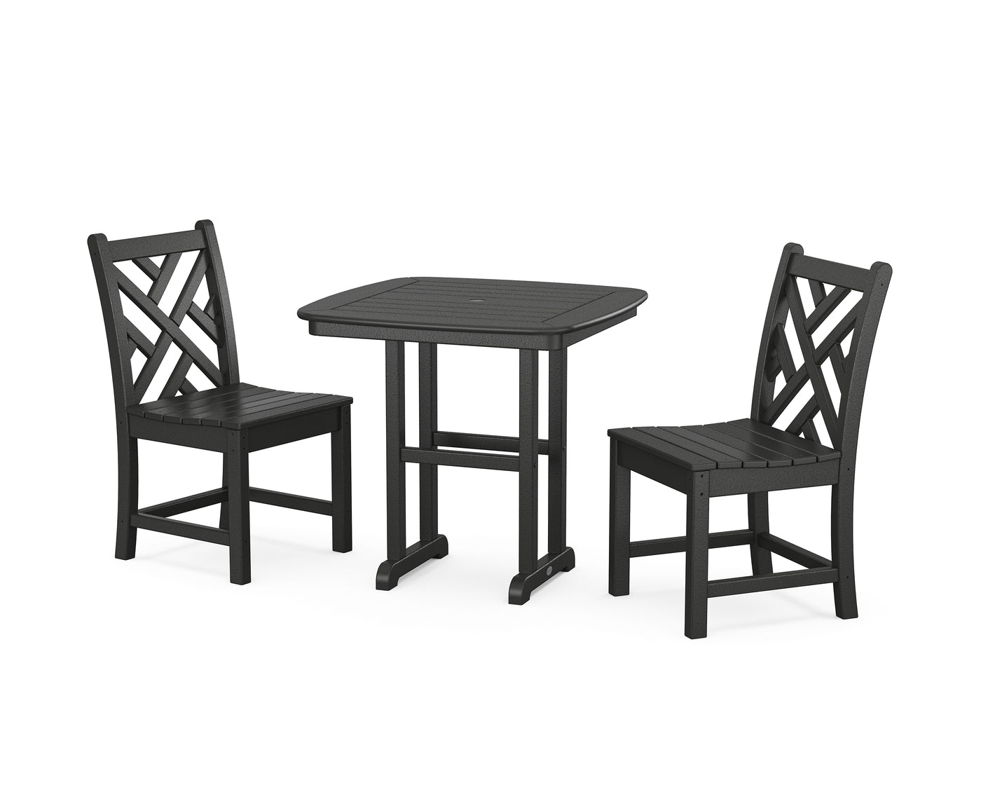 Chippendale Side Chair 3-Piece Dining Set