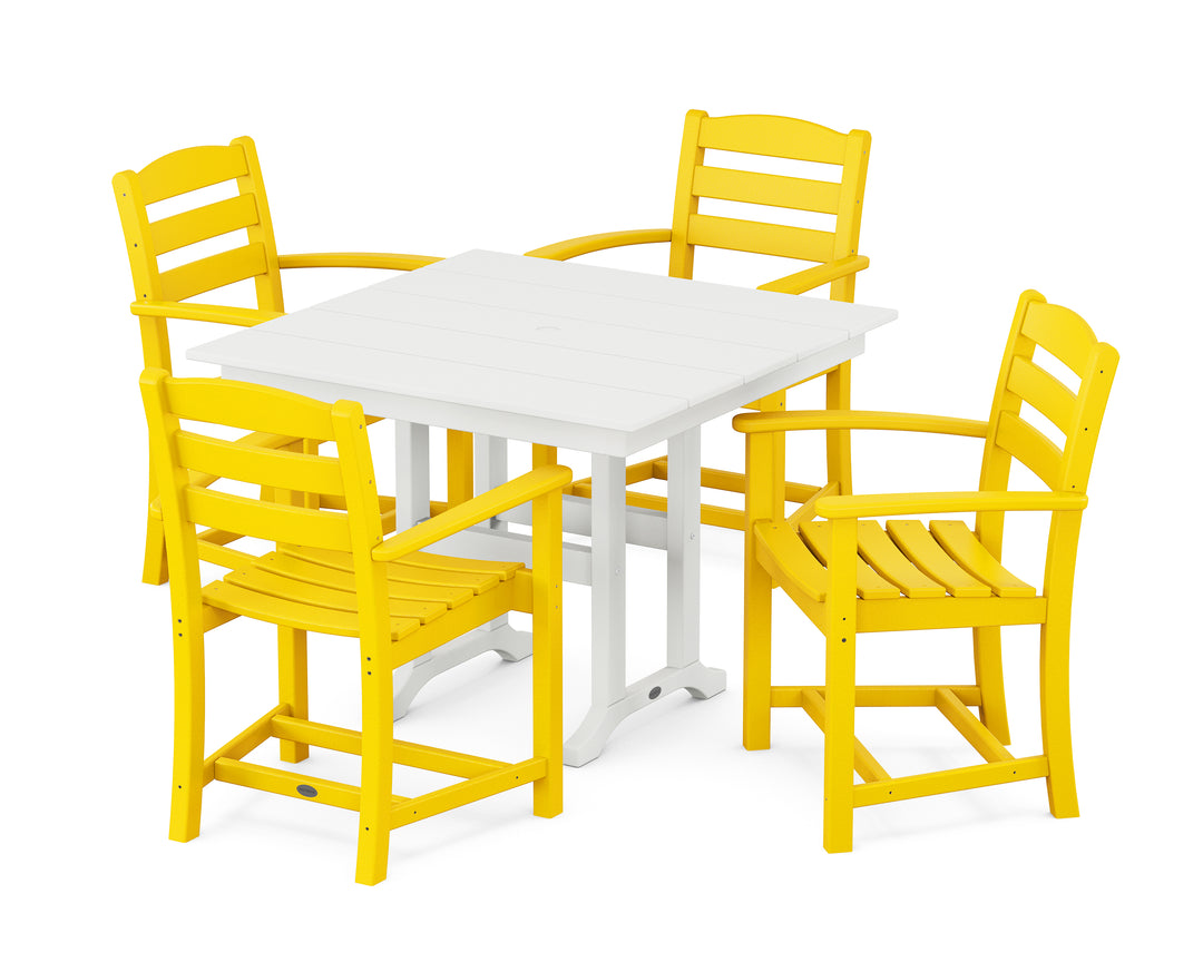 POLYWOOD® La Casa Café 5-Piece Farmhouse Dining Set