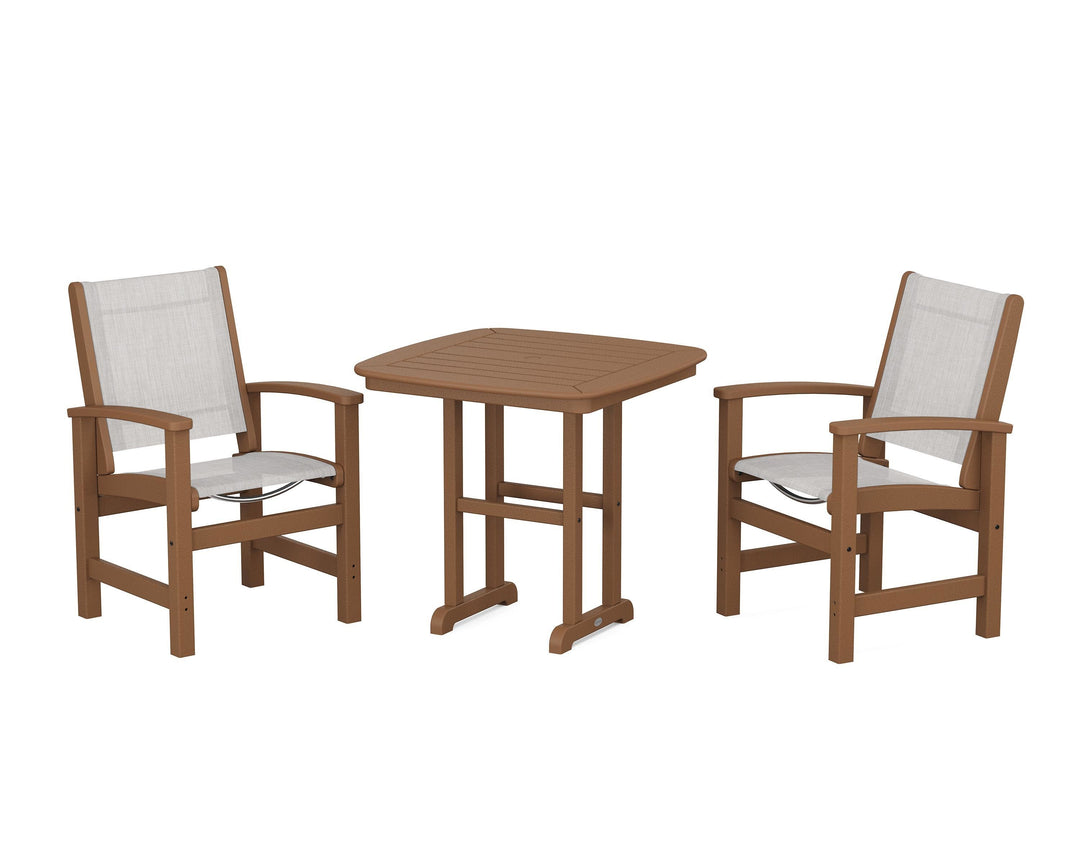 POLYWOOD® Coastal 3-Piece Dining Set