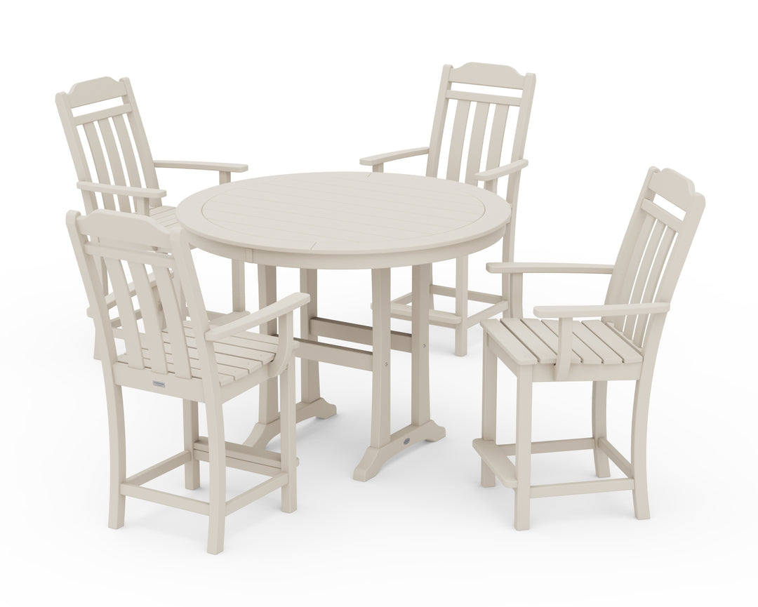 Country Living Cottage 5-Piece Round Counter Set