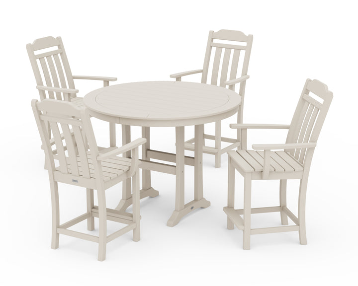 Country Living Cottage 5-Piece Round Counter Set