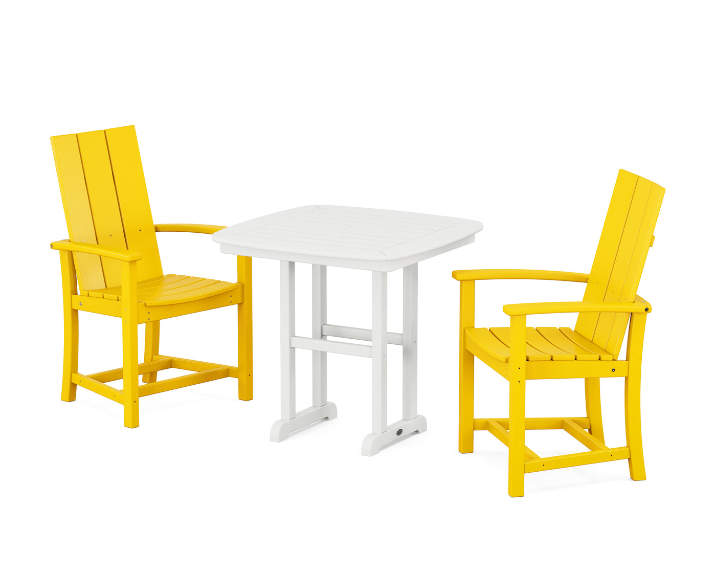 Modern Adirondack 3-Piece Dining Set