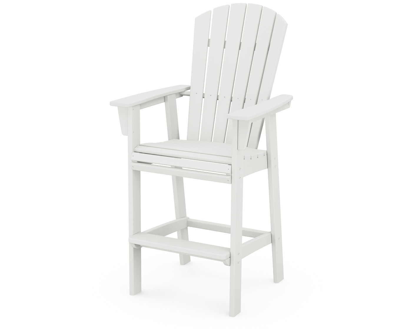 Nautical Curveback Adirondack Bar Chair