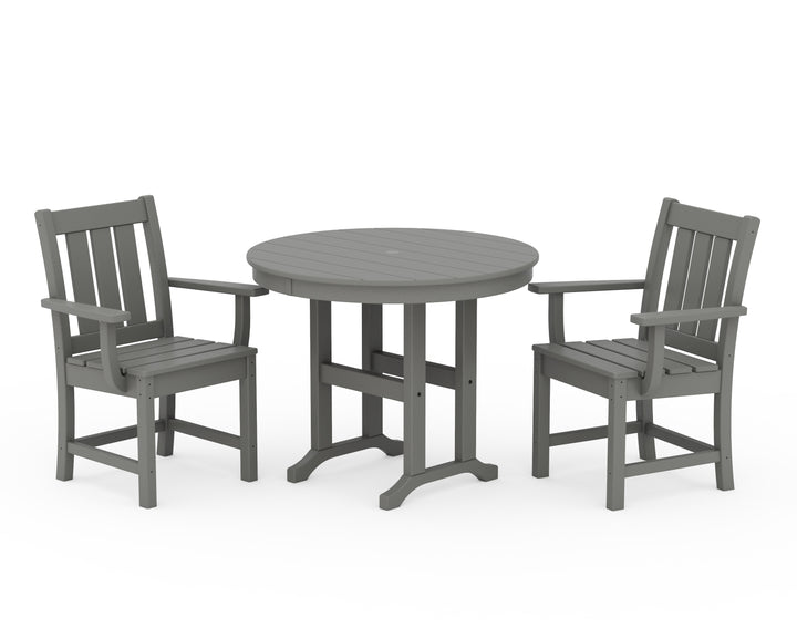 POLYWOOD® Oxford 3-Piece Farmhouse Dining Set
